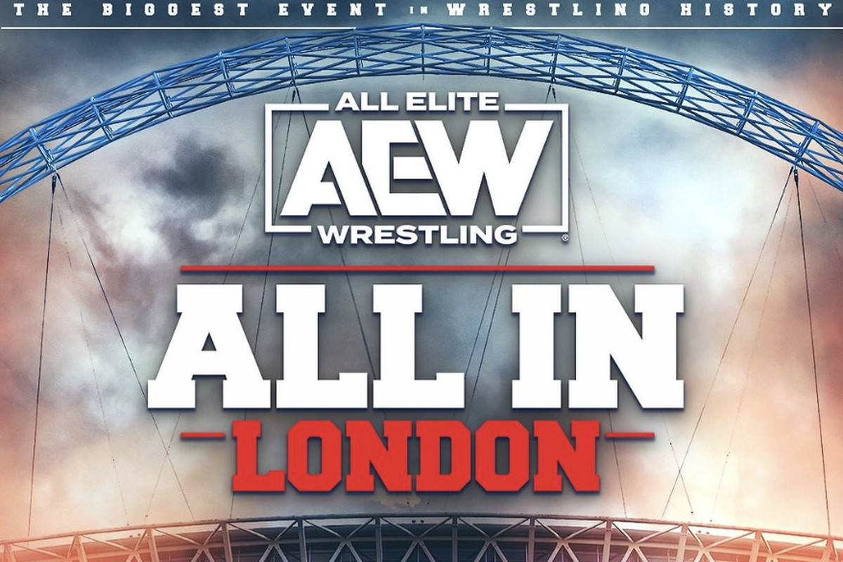 Logotipo da AEW All In London.