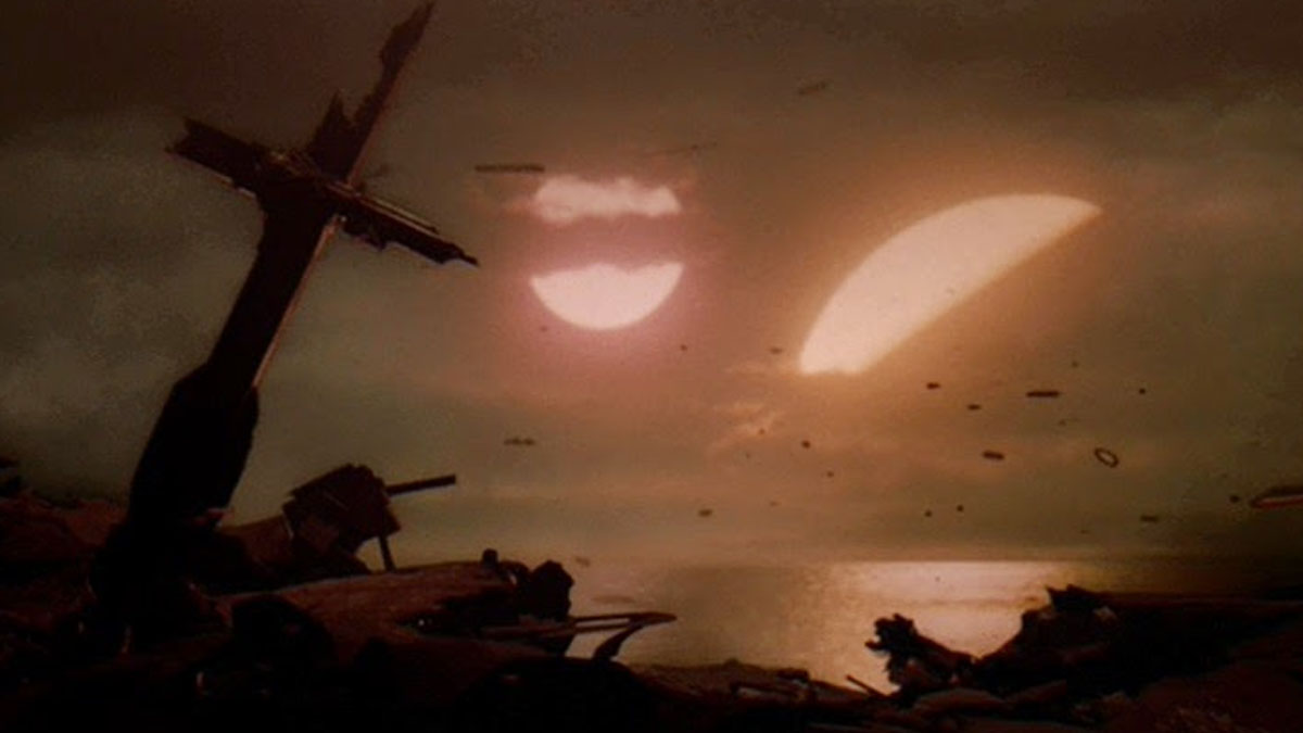 The exterior of the planet in Alien 3.