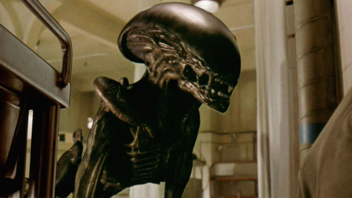 Ein außerirdischer Xenomorph aus Alien 3.