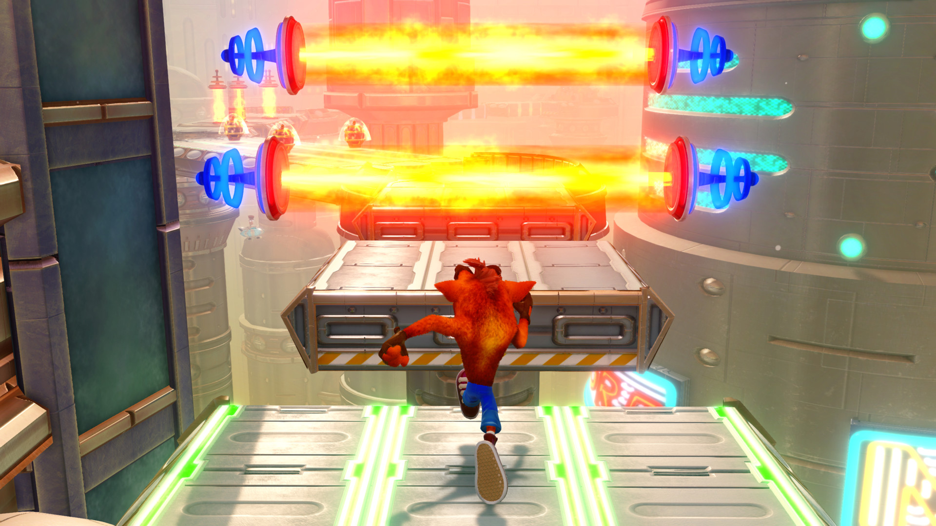 Геймплей из трилогии Crash Bandicoot N. Sane.