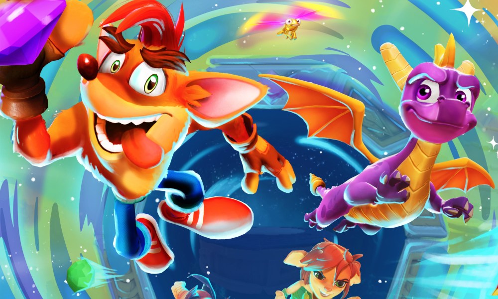 Key art for Season 3 of Crash Team Rumble, which featured Spyro the Dragon.