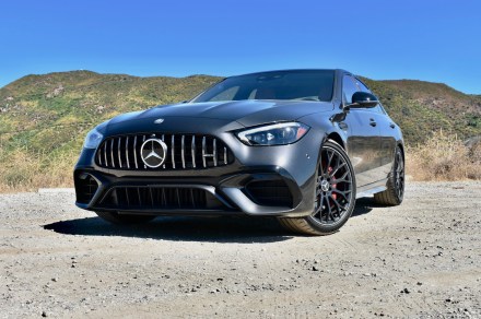 With 671 hp and physics-defying handling, Mercedes-AMG’s C63 is not your average plug-in