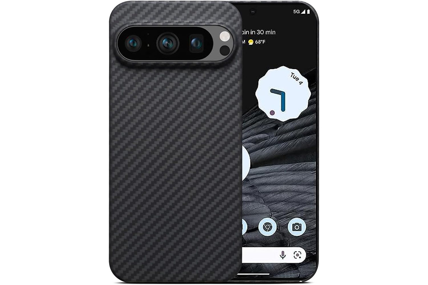 GIMENOHIG Carbon Bumper Case für das Google Pixel 9 Pro XL.