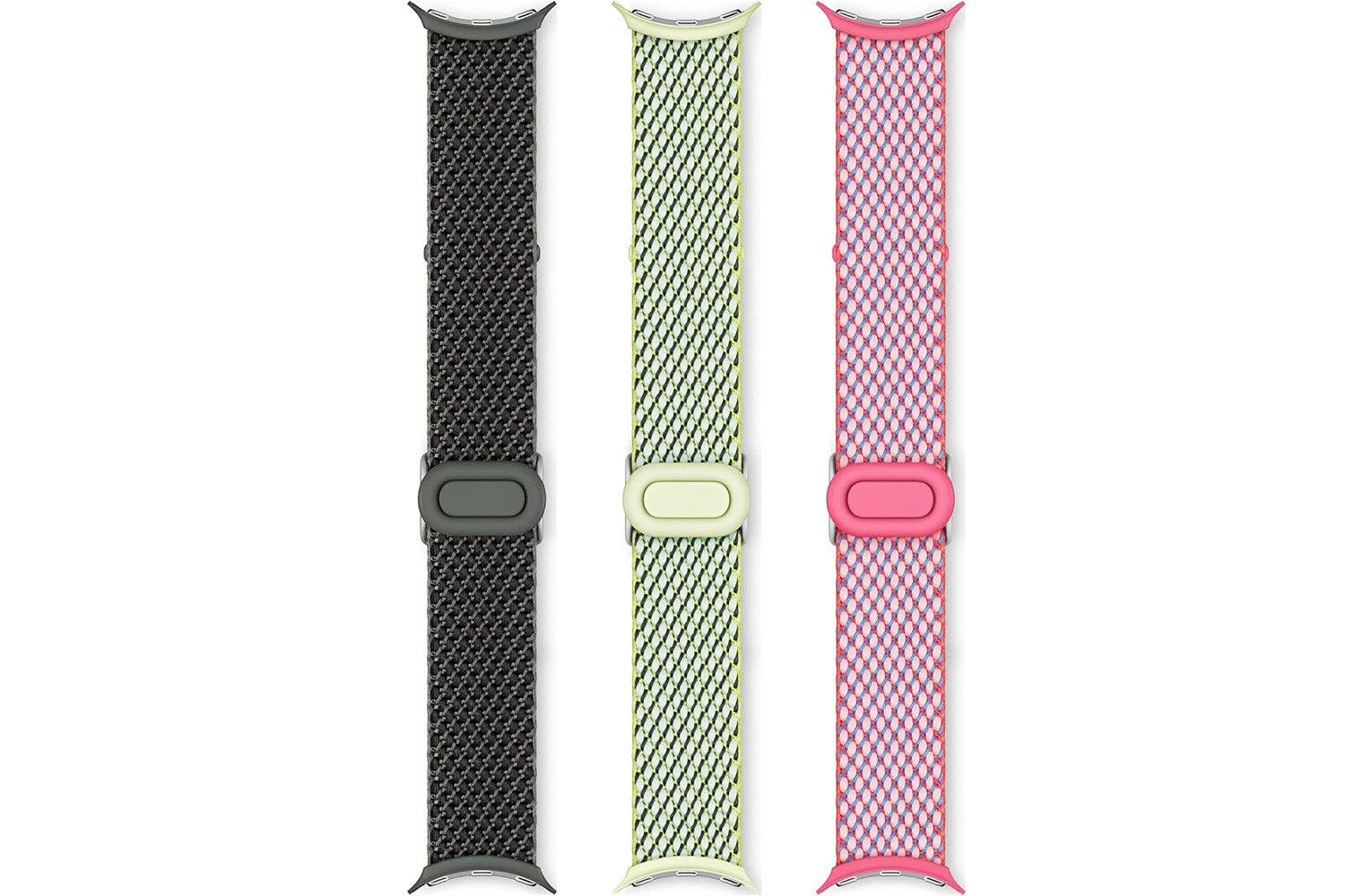 Gewebtes Armband für die Google Pixel Watch.