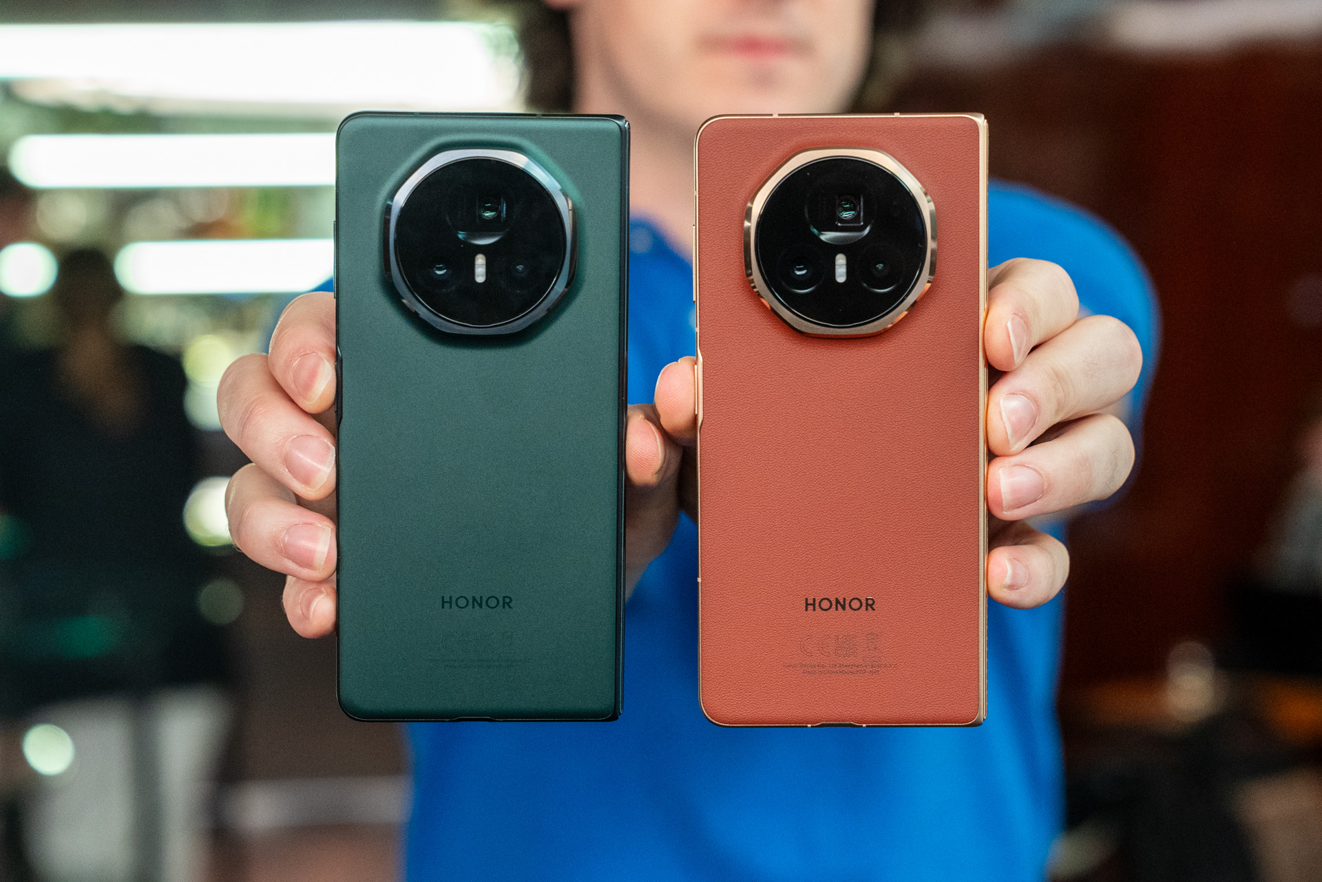 Honor Magic V3 en deux couleurs