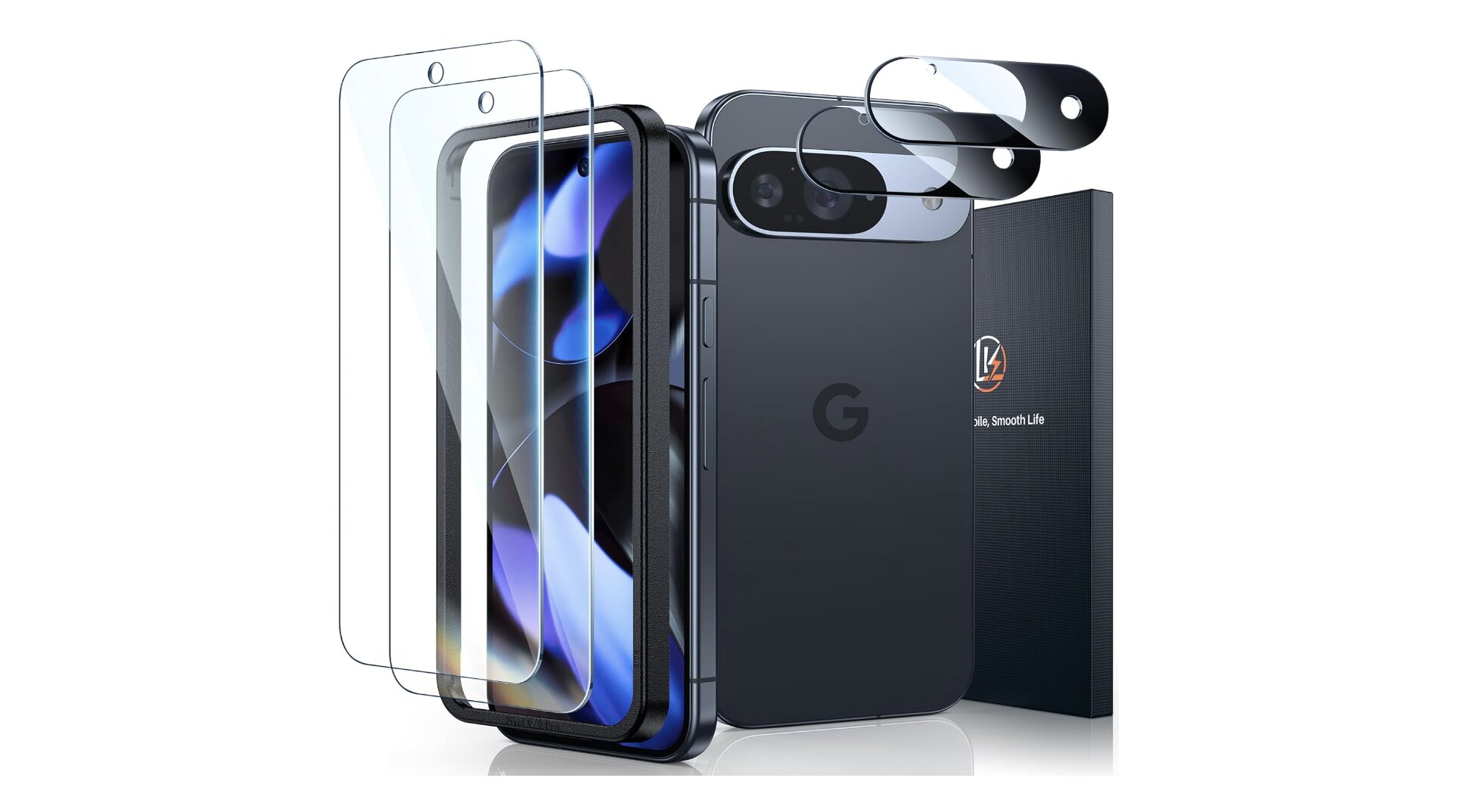 LK 2 件装适用于 Google Pixel 9 屏幕保护膜