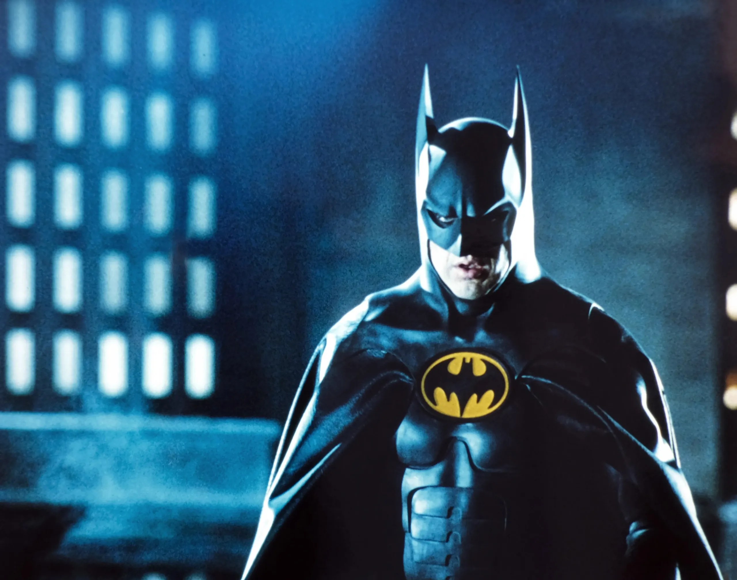 He's Batman. (Michael Keaton, that is.)