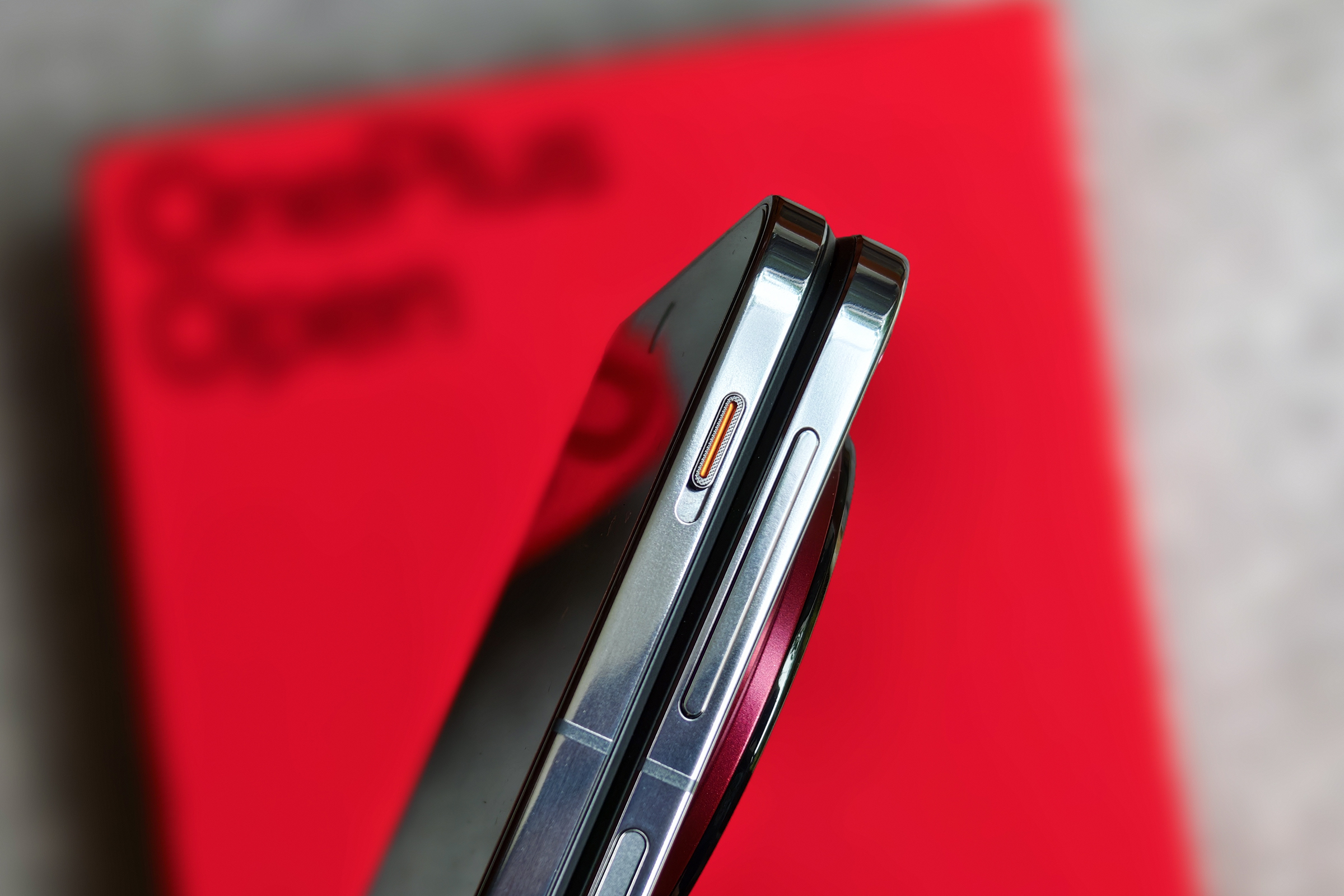 This is the OnePlus Open’s new red color, and it’s absolutely stunning