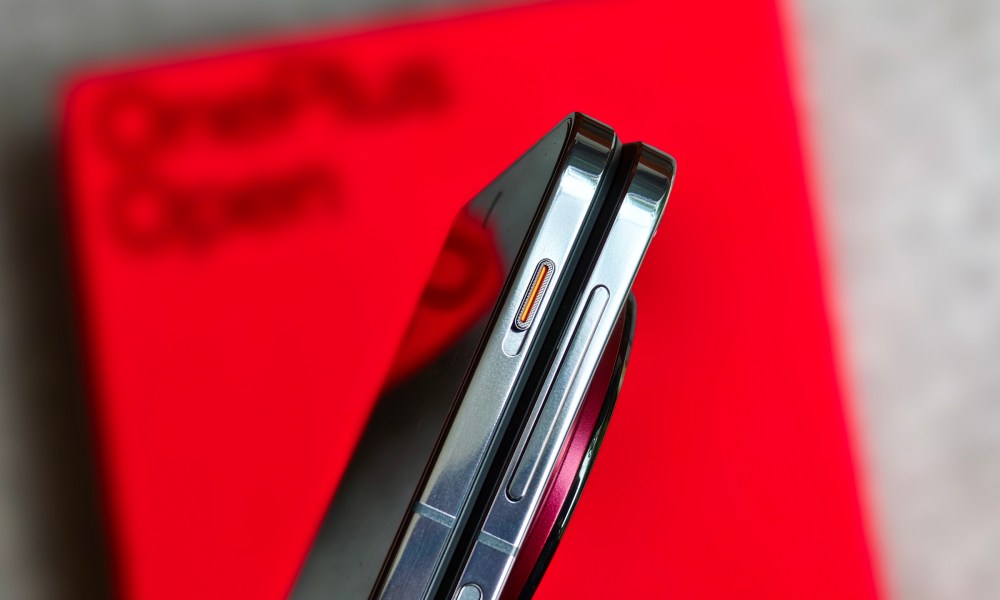 OnePlus Open Apex Edition Crimson Shadow red alert slider with VIP mode.