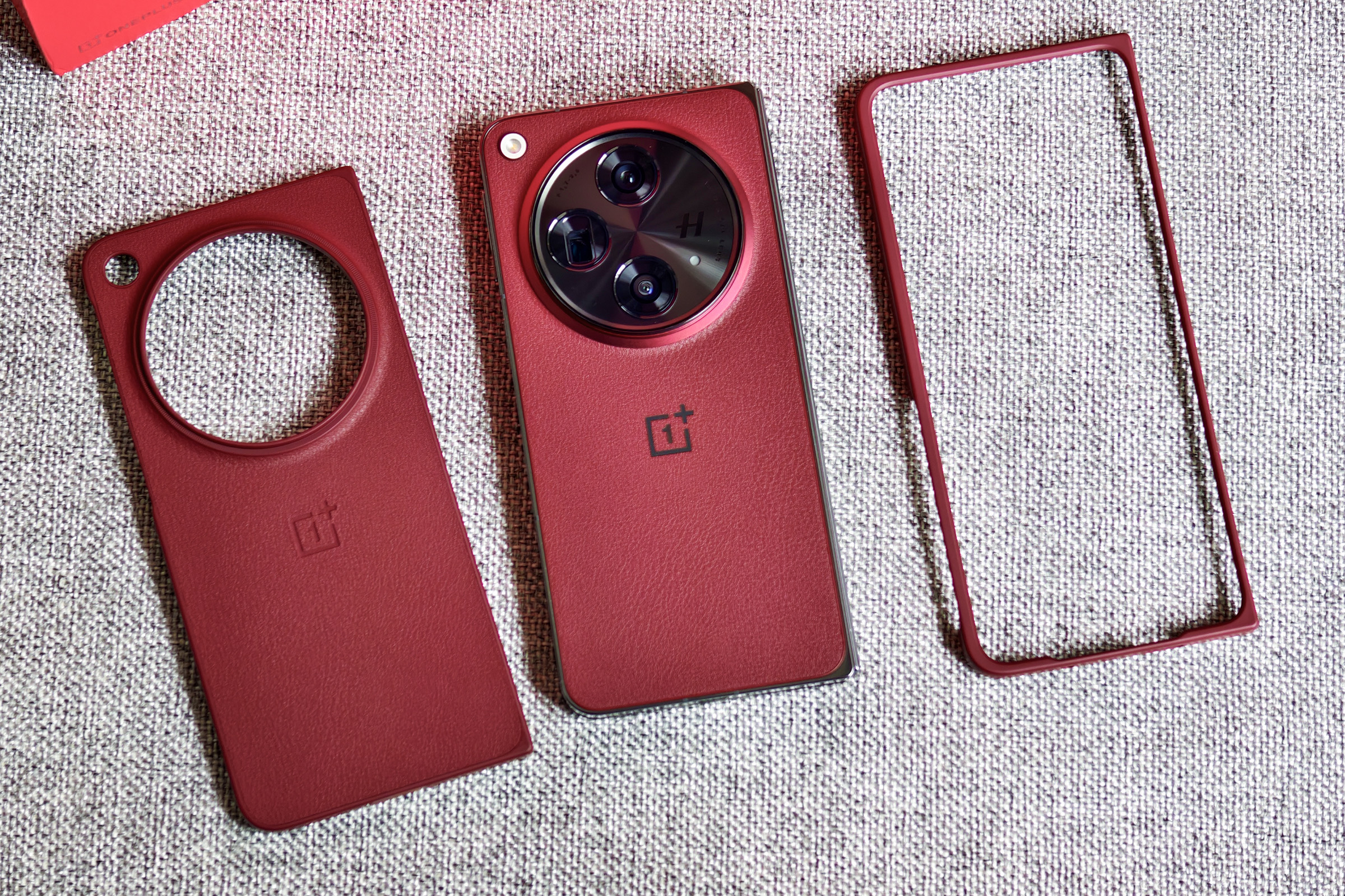 This is the OnePlus Open’s new red color, and it’s absolutely stunning