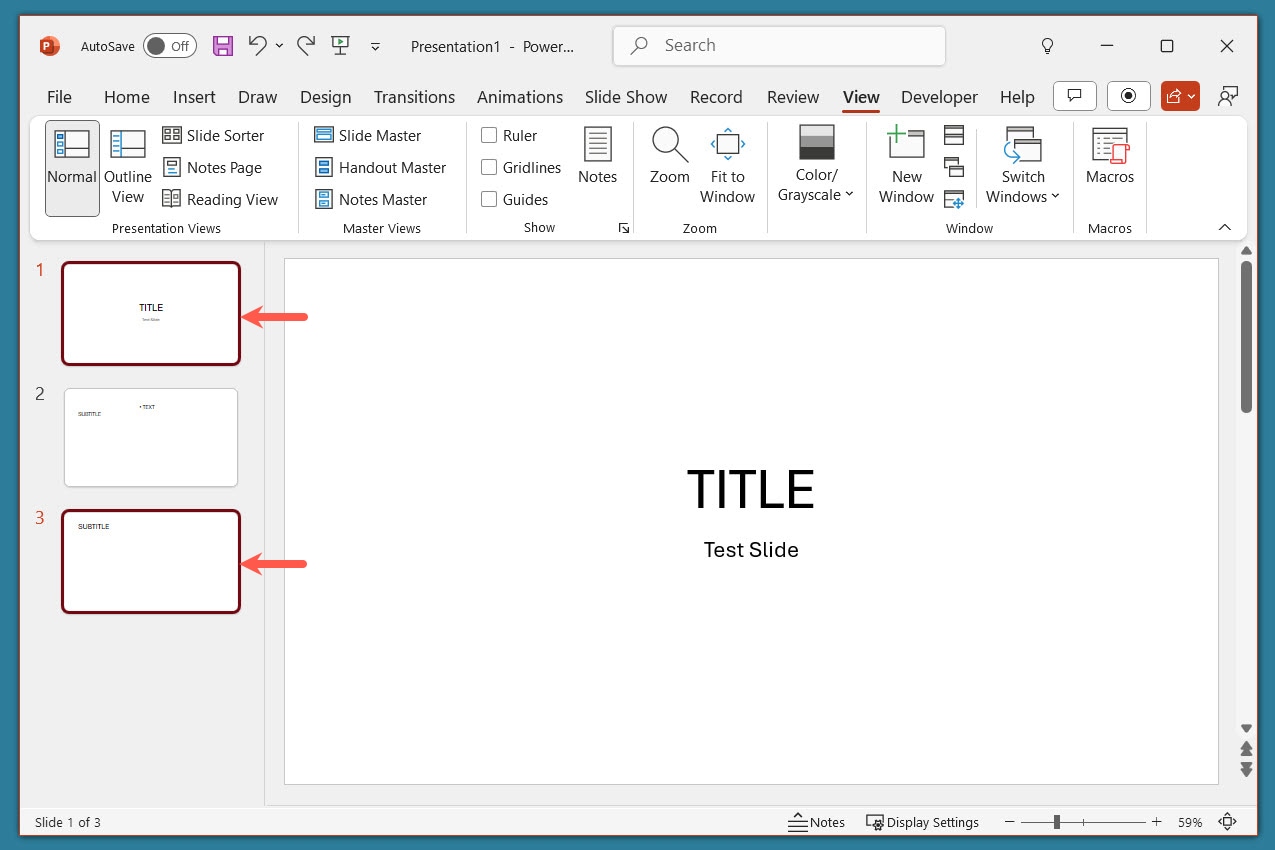 Как удалить слайд в PowerPoint