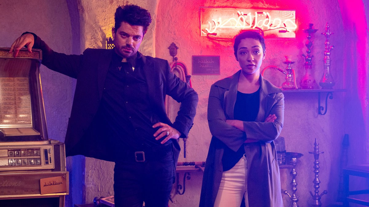     Dominic Cooper and Ruth Negga in “Preacher.”