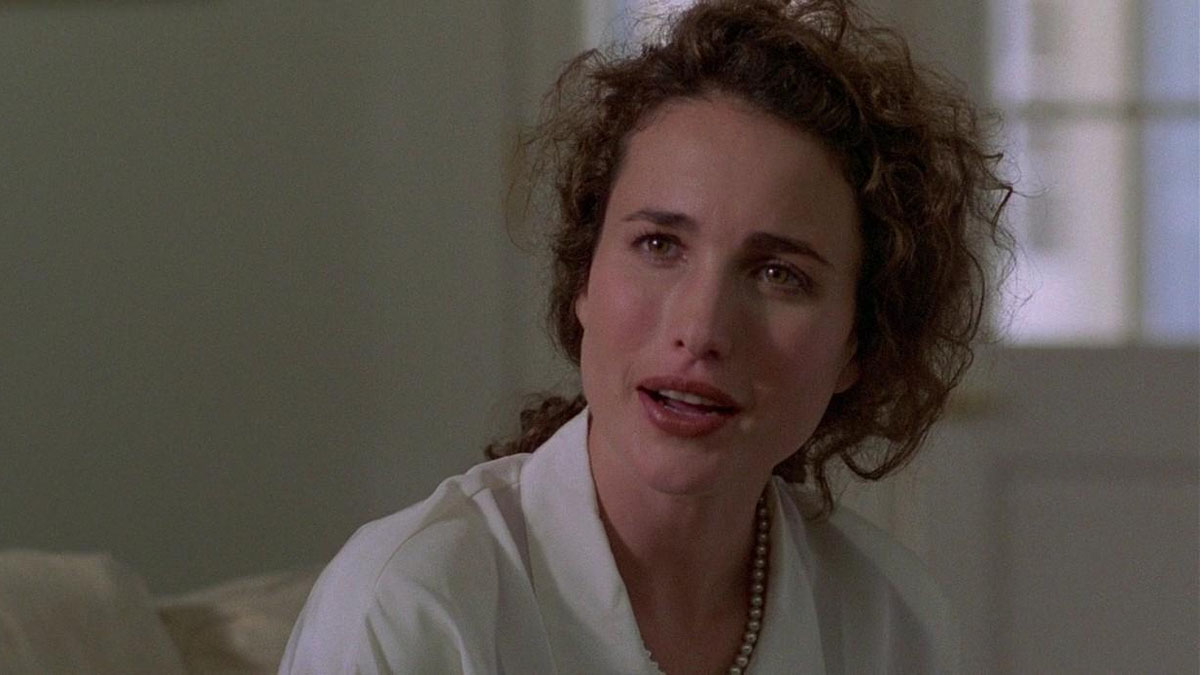 Andie MacDowell en Sexo, mentiras y cintas de vídeo.