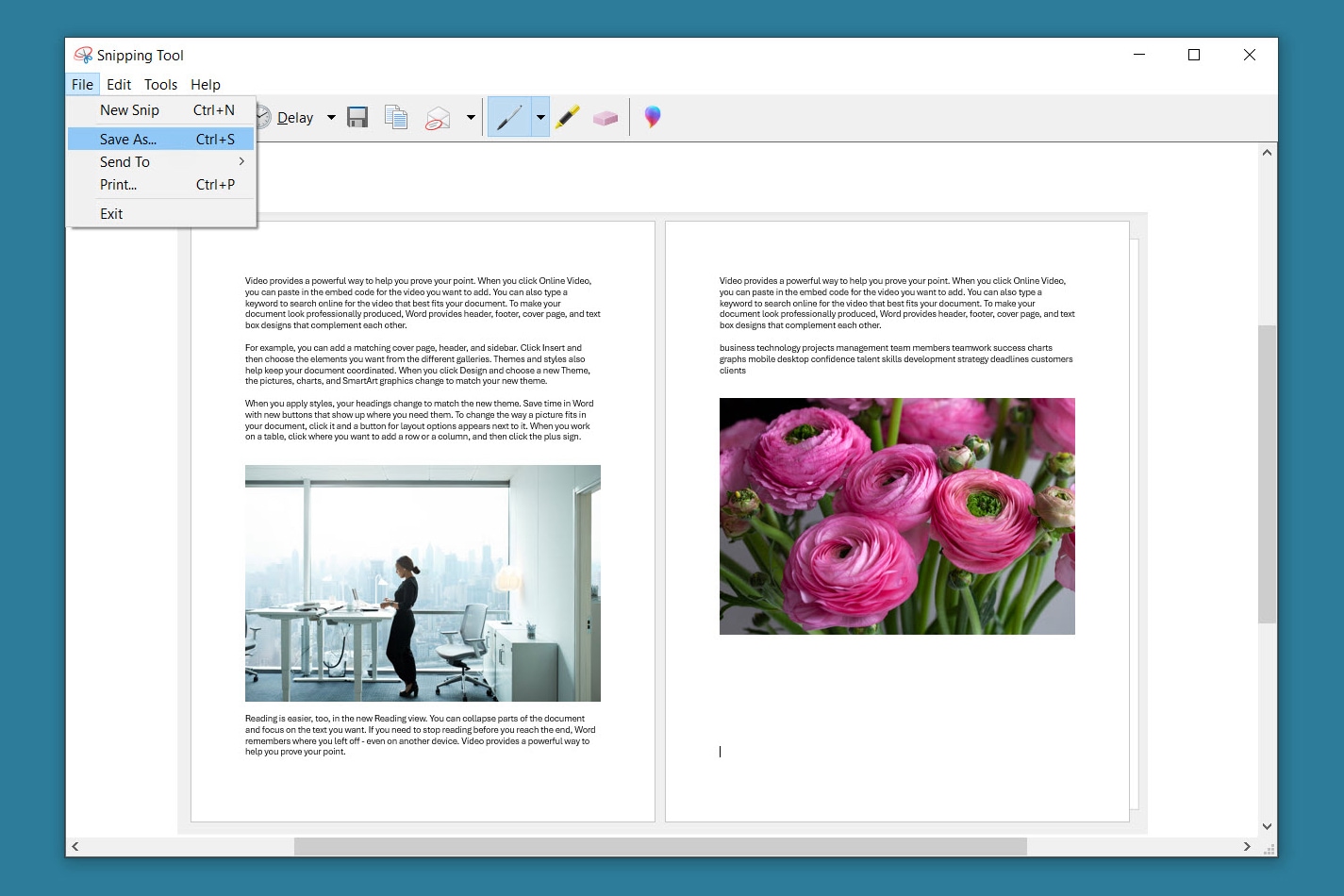 How to convert Word into PDF or JPEG