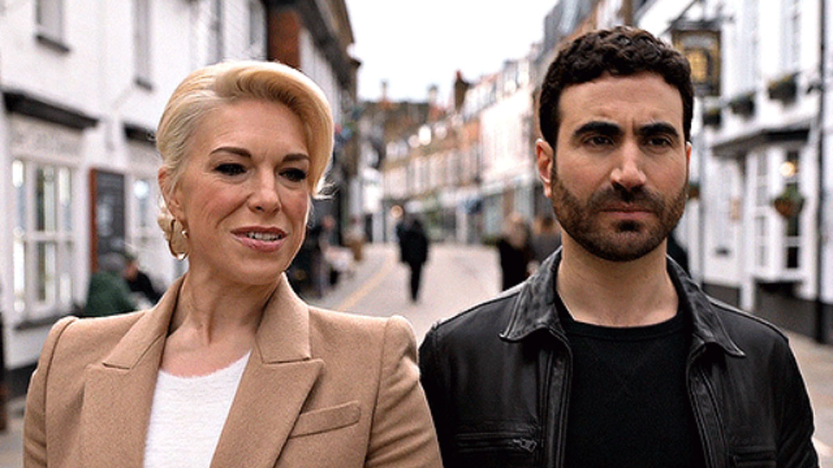 Hannah Waddingham y Brett Goldstein en Ted Lasso.