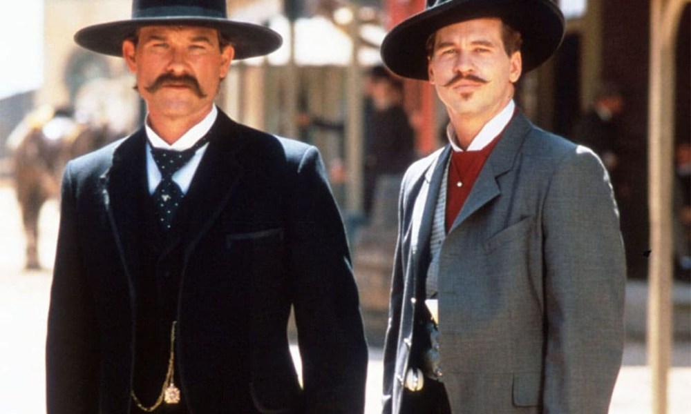 Kurt Russell and Val Kilmer in Tombstone.