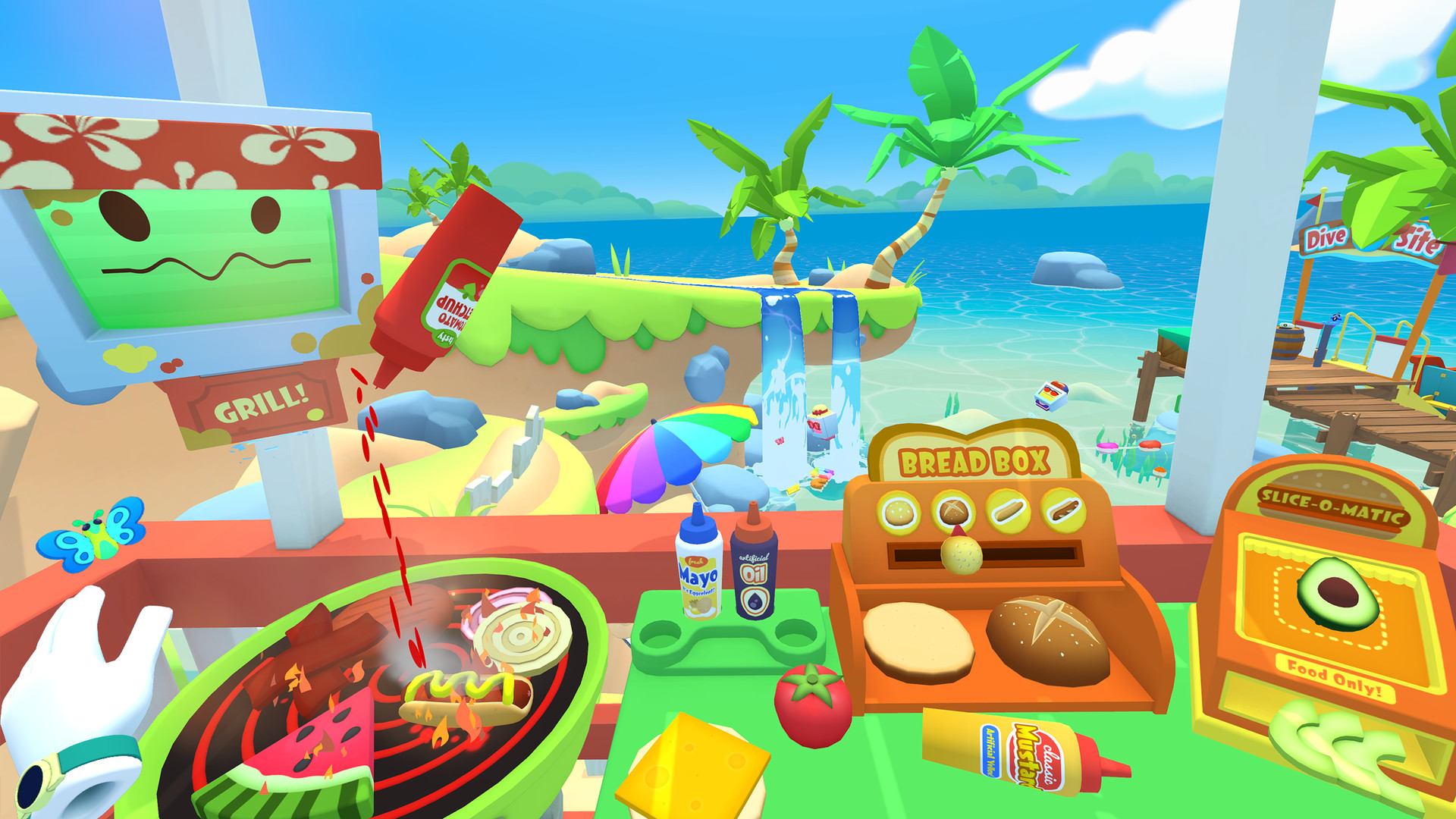 Gameplay de Vacation Simulator.