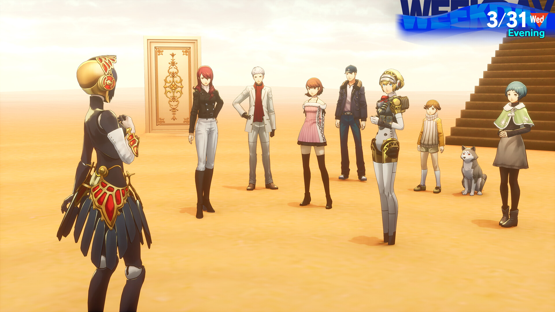 A área da masmorra em Persona 3 Reload Episode Aigis