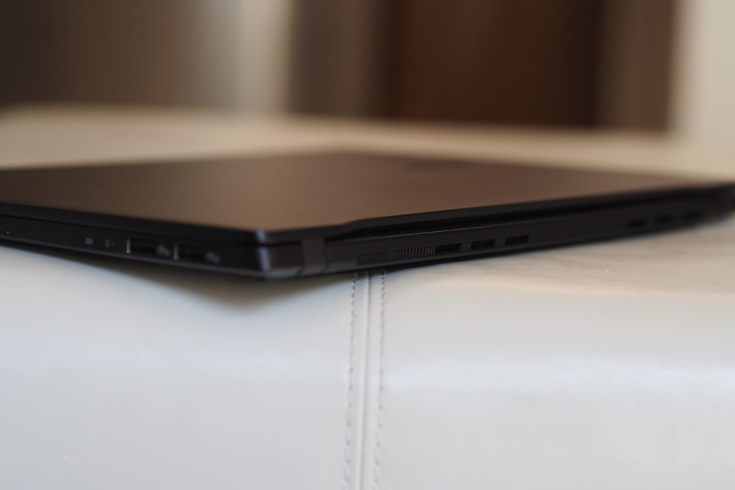 Asus Vivobook S 15 CoPilot+ rear view showing vents.