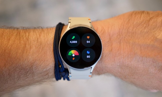 The dashboard on the Samsung Galaxy Watch 7.