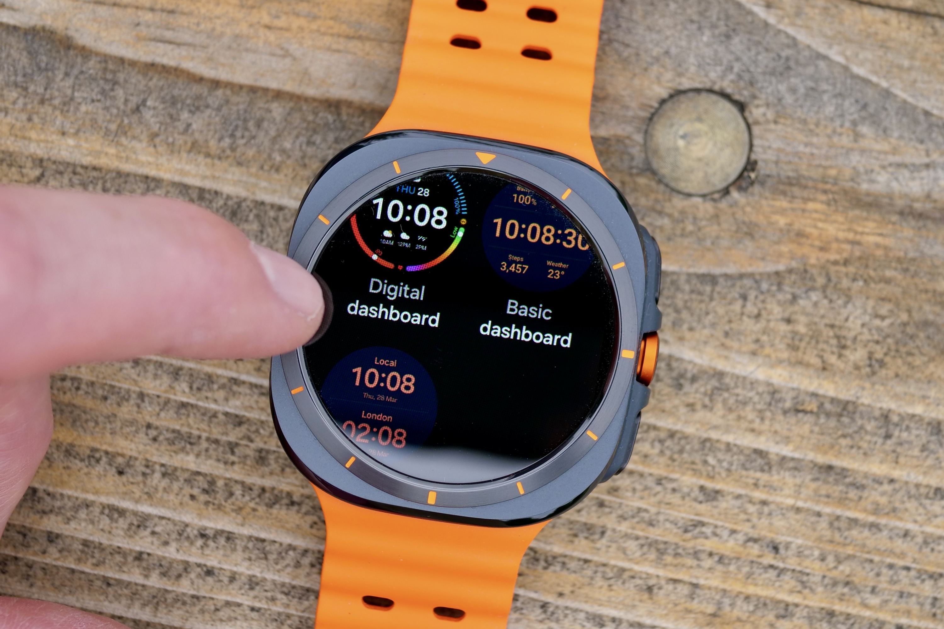 Samsung galaxy watch digital face sale