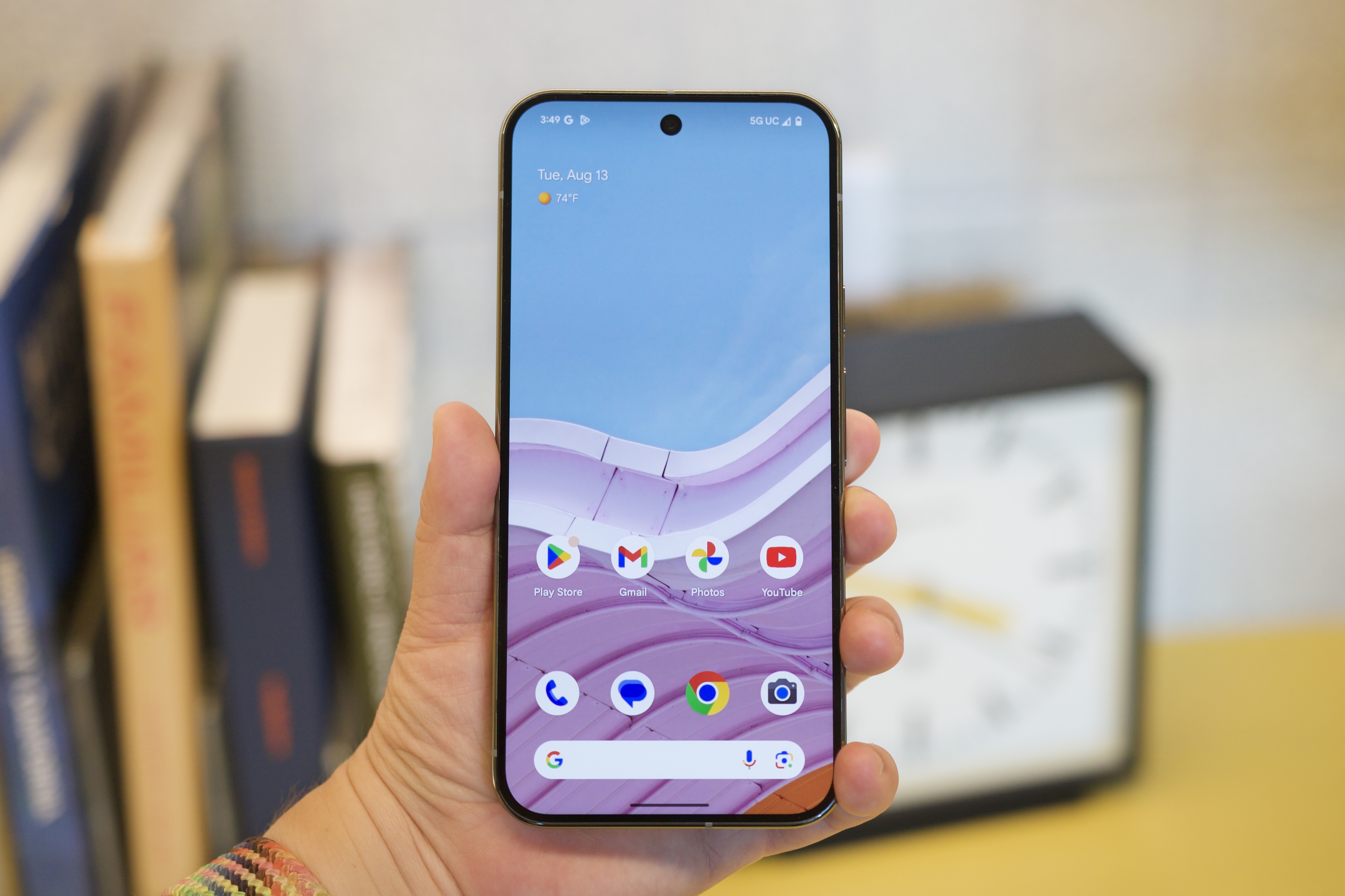 A tela do Google Pixel 9 Pro XL.