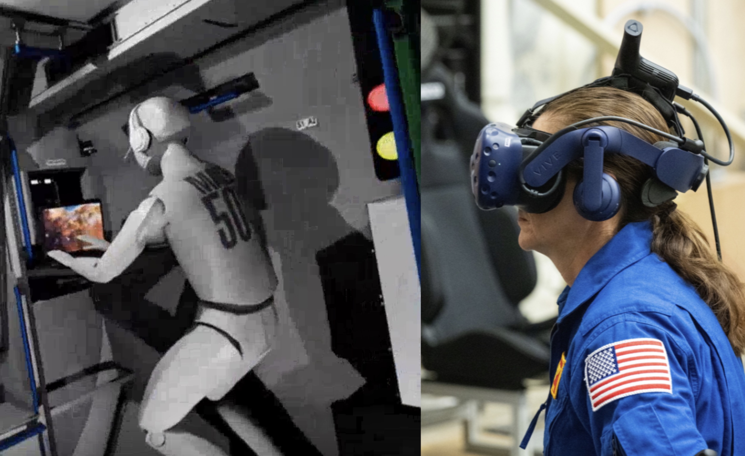 Watch NASA astronauts use VR to explore the first lunar space station