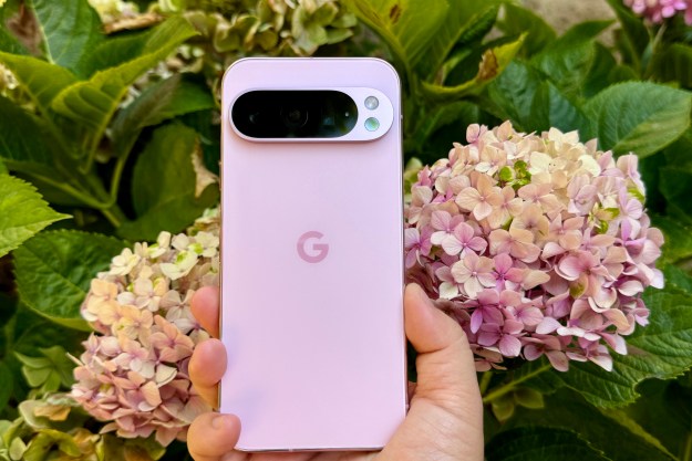 Pixel 9 Pro in Rose Quartz.