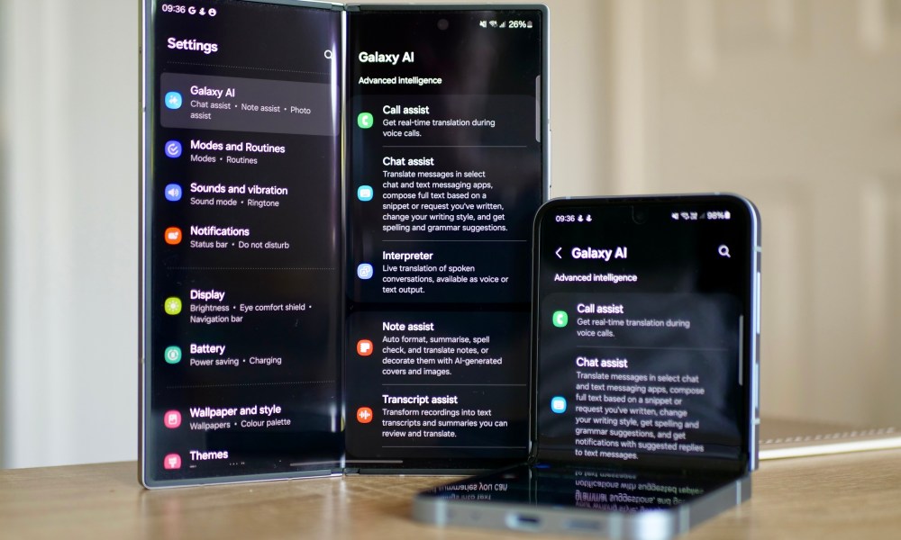 Samsung Galaxy AI on the Galaxy Z Fold 6 and Galaxy Z Flip 6.