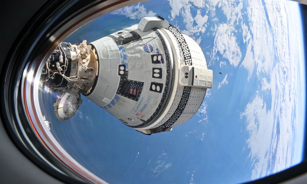 Boeing's Starliner spacecraft docked at the space station.