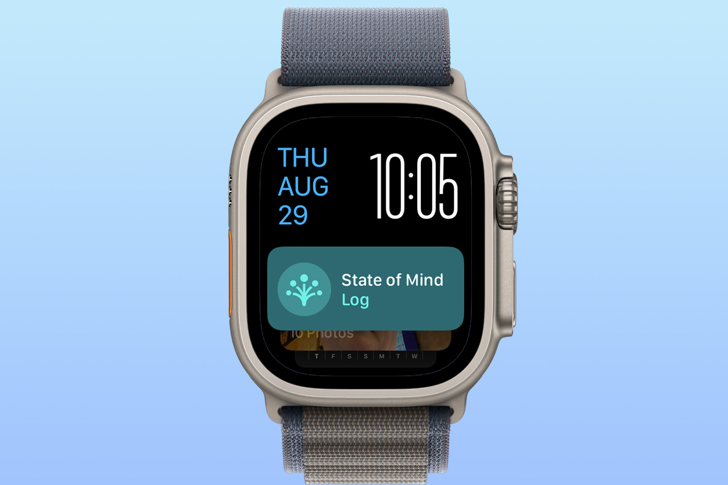 Captura de pantalla que muestra Smart Stack en watchOS 11.