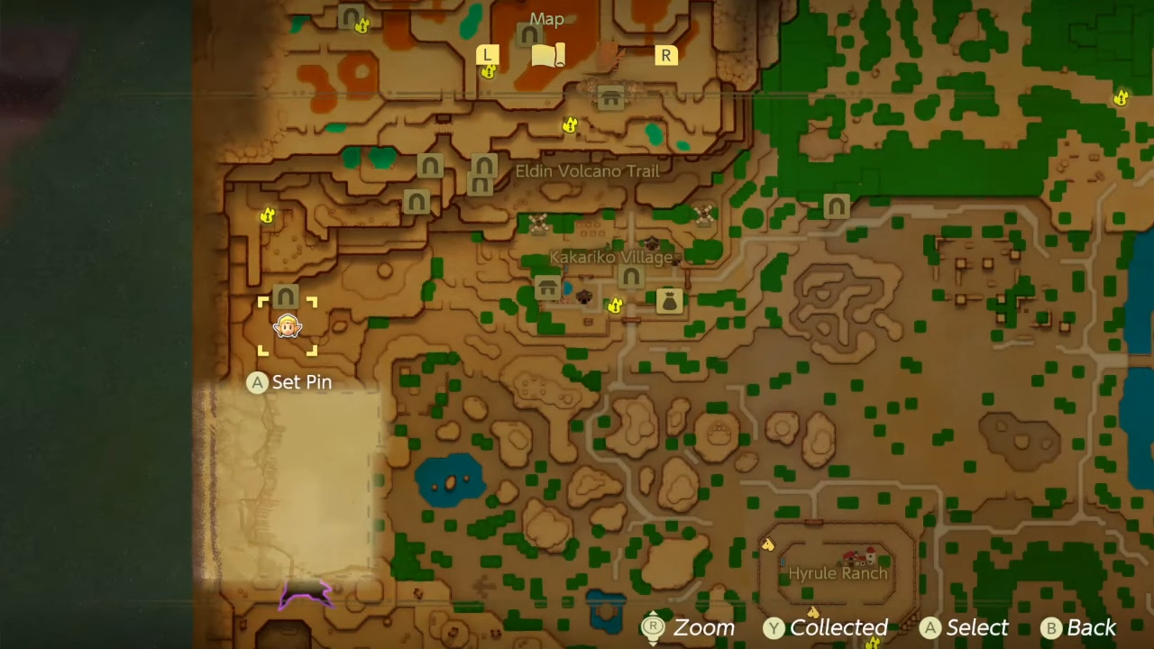 All heart piece locations in The Legend of Zelda: Echoes of Wisdom