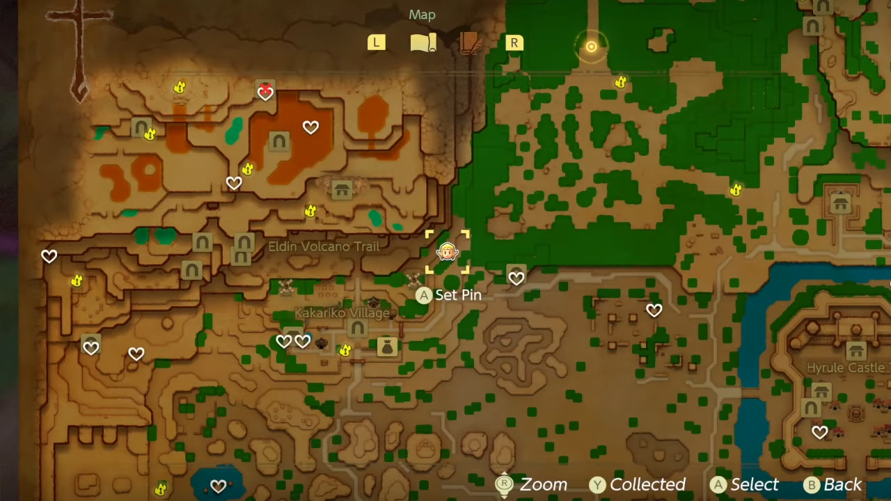 All heart piece locations in The Legend of Zelda: Echoes of Wisdom