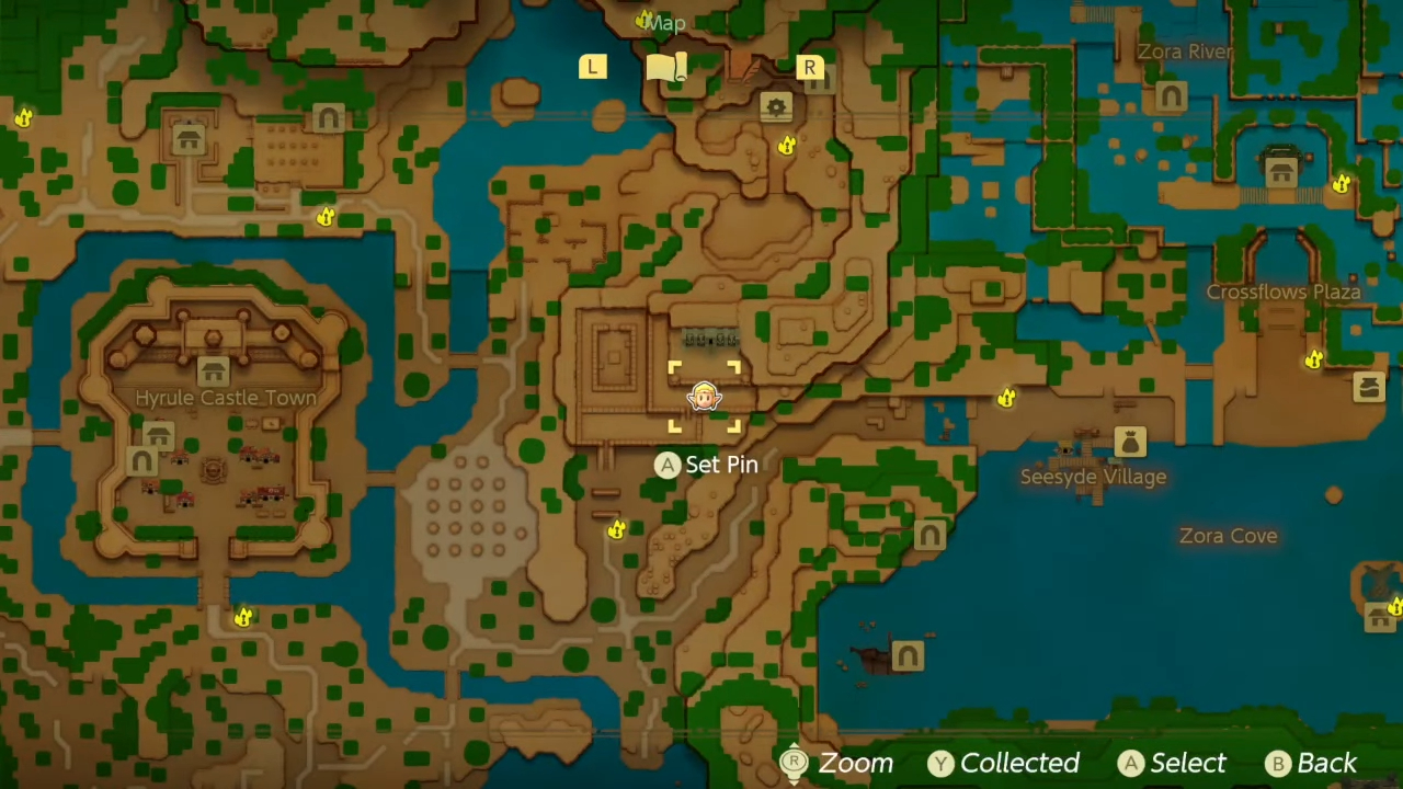 All heart piece locations in The Legend of Zelda: Echoes of Wisdom