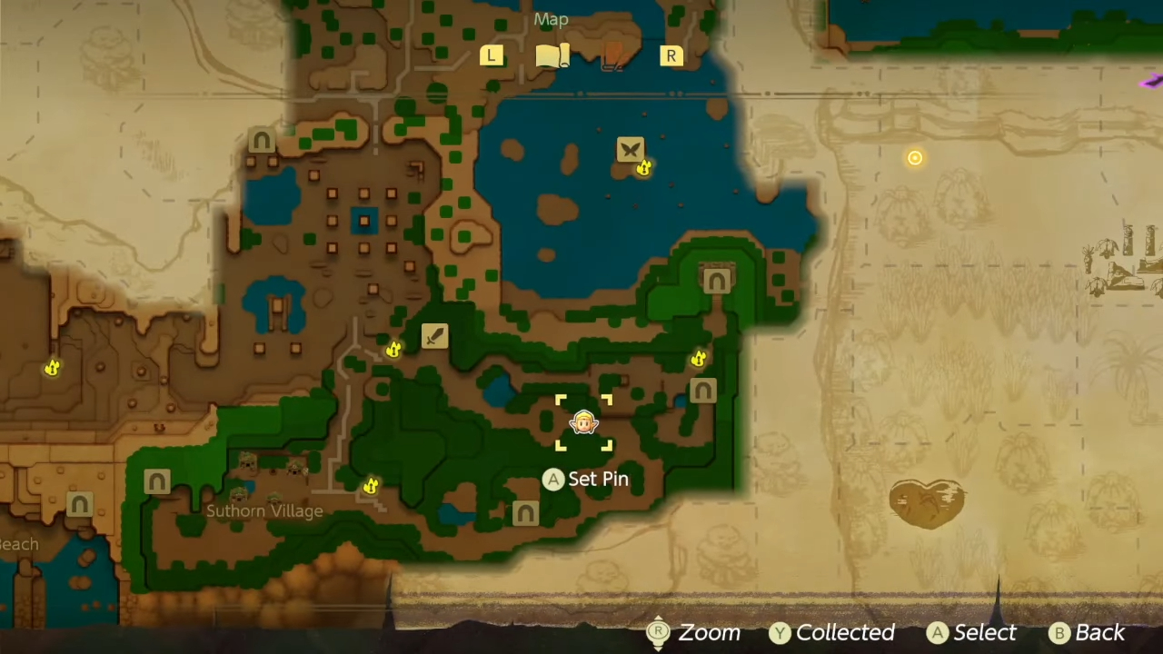 All heart piece locations in The Legend of Zelda: Echoes of Wisdom