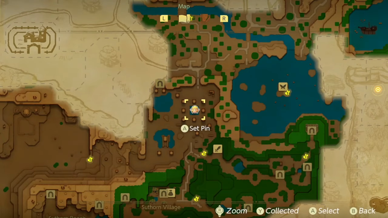 All heart piece locations in The Legend of Zelda: Echoes of Wisdom