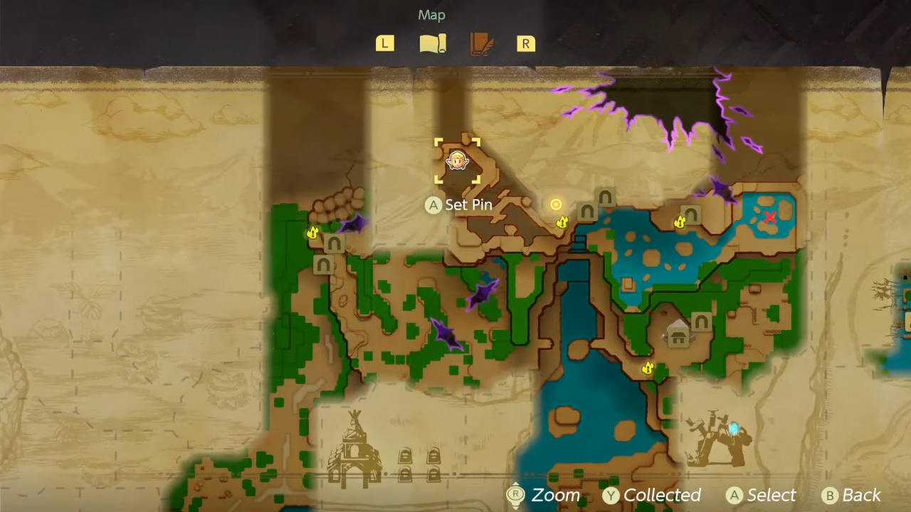 All heart piece locations in The Legend of Zelda: Echoes of Wisdom