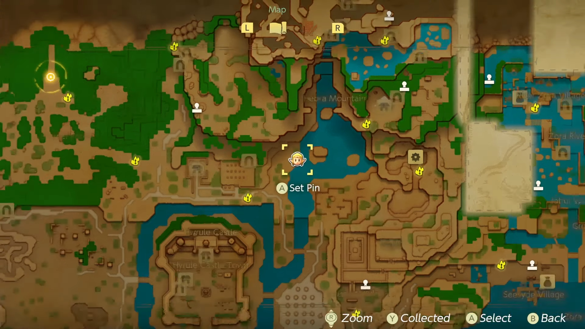 All stamp locations in The Legend of Zelda: Echoes of Wisdom