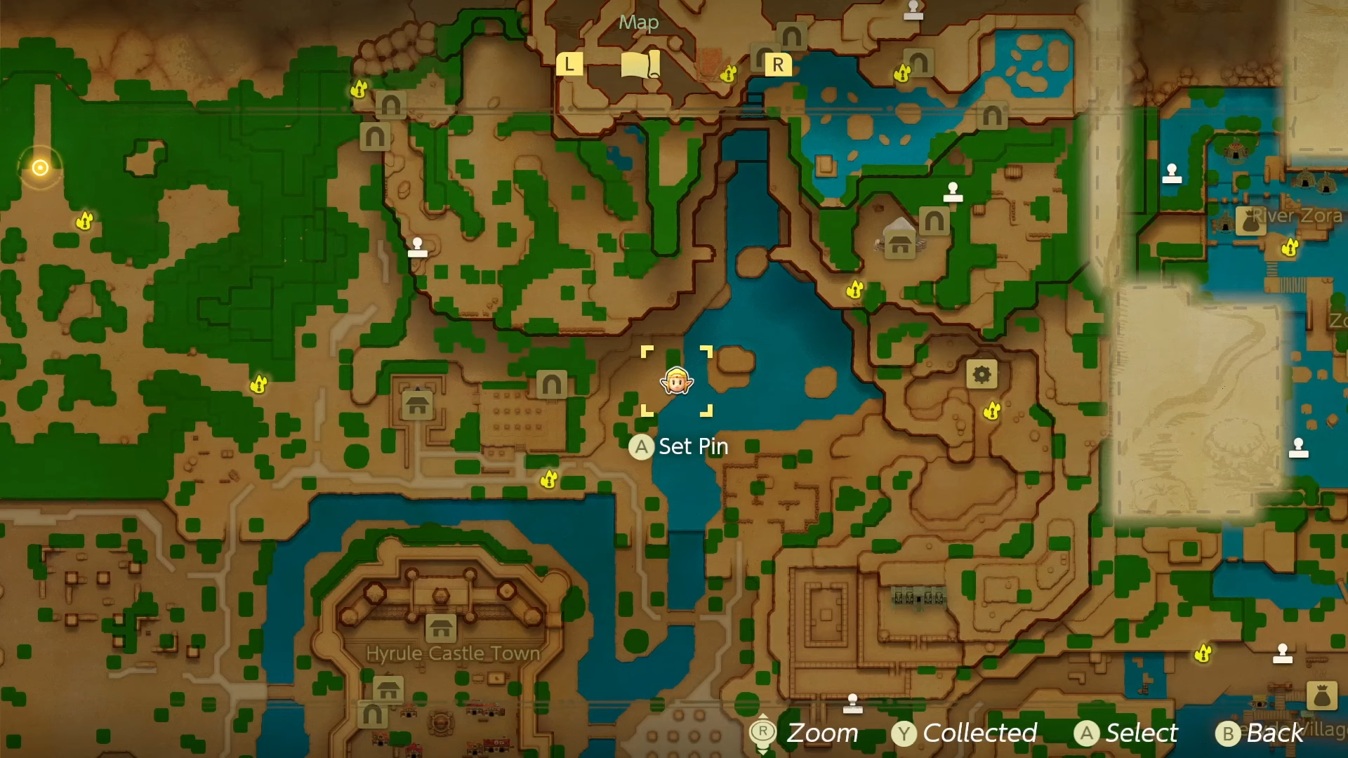 All stamp locations in The Legend of Zelda: Echoes of Wisdom