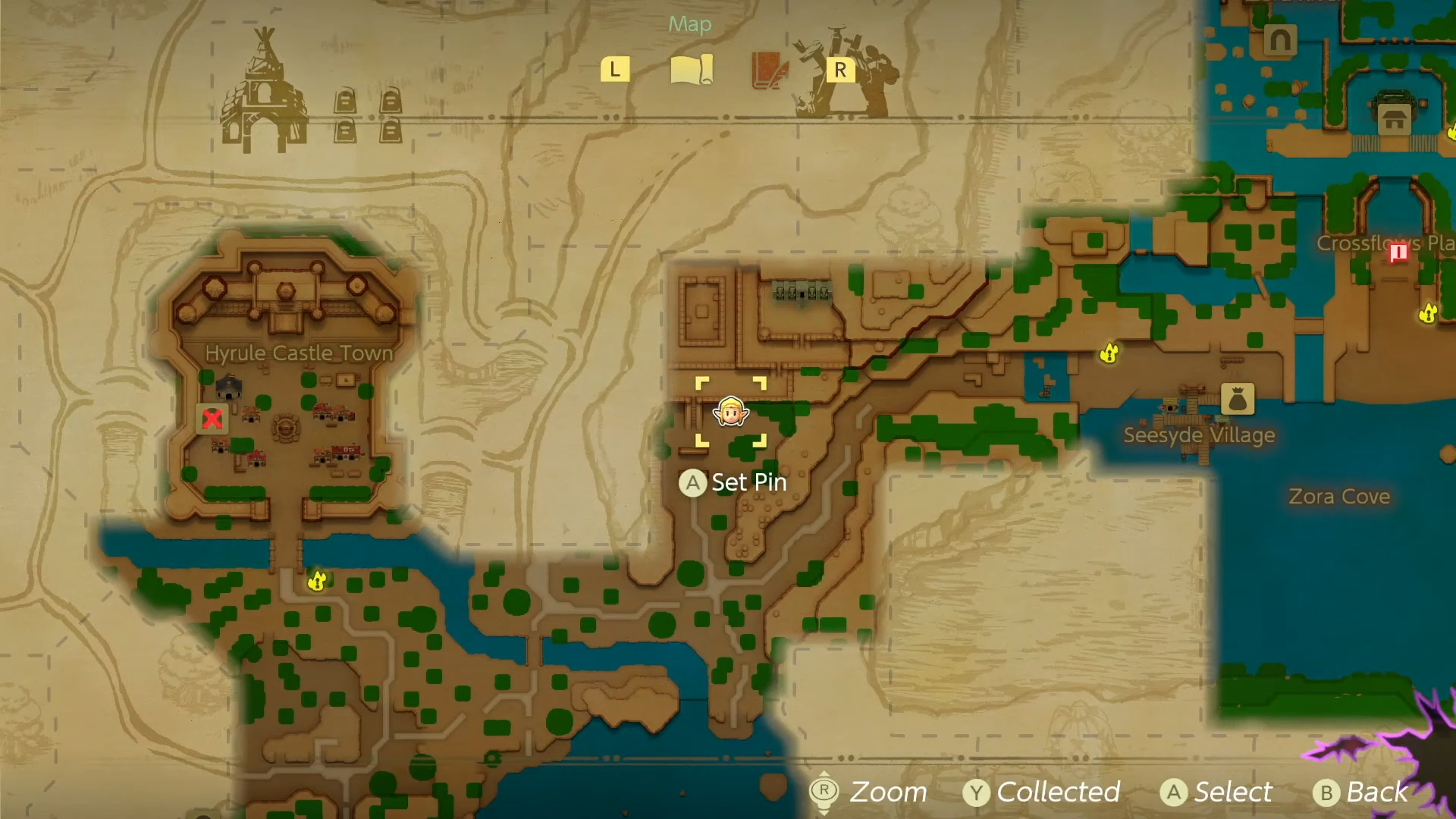 All stamp locations in The Legend of Zelda: Echoes of Wisdom