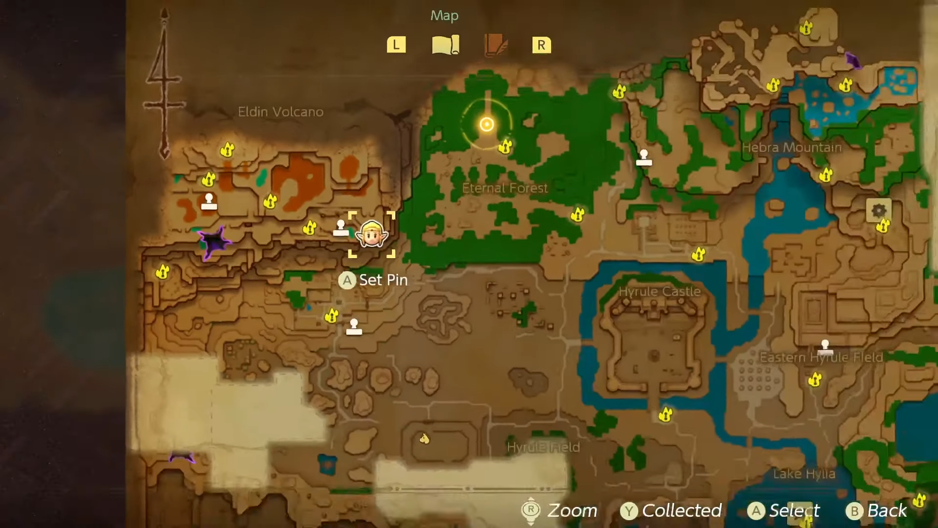 All stamp locations in The Legend of Zelda: Echoes of Wisdom