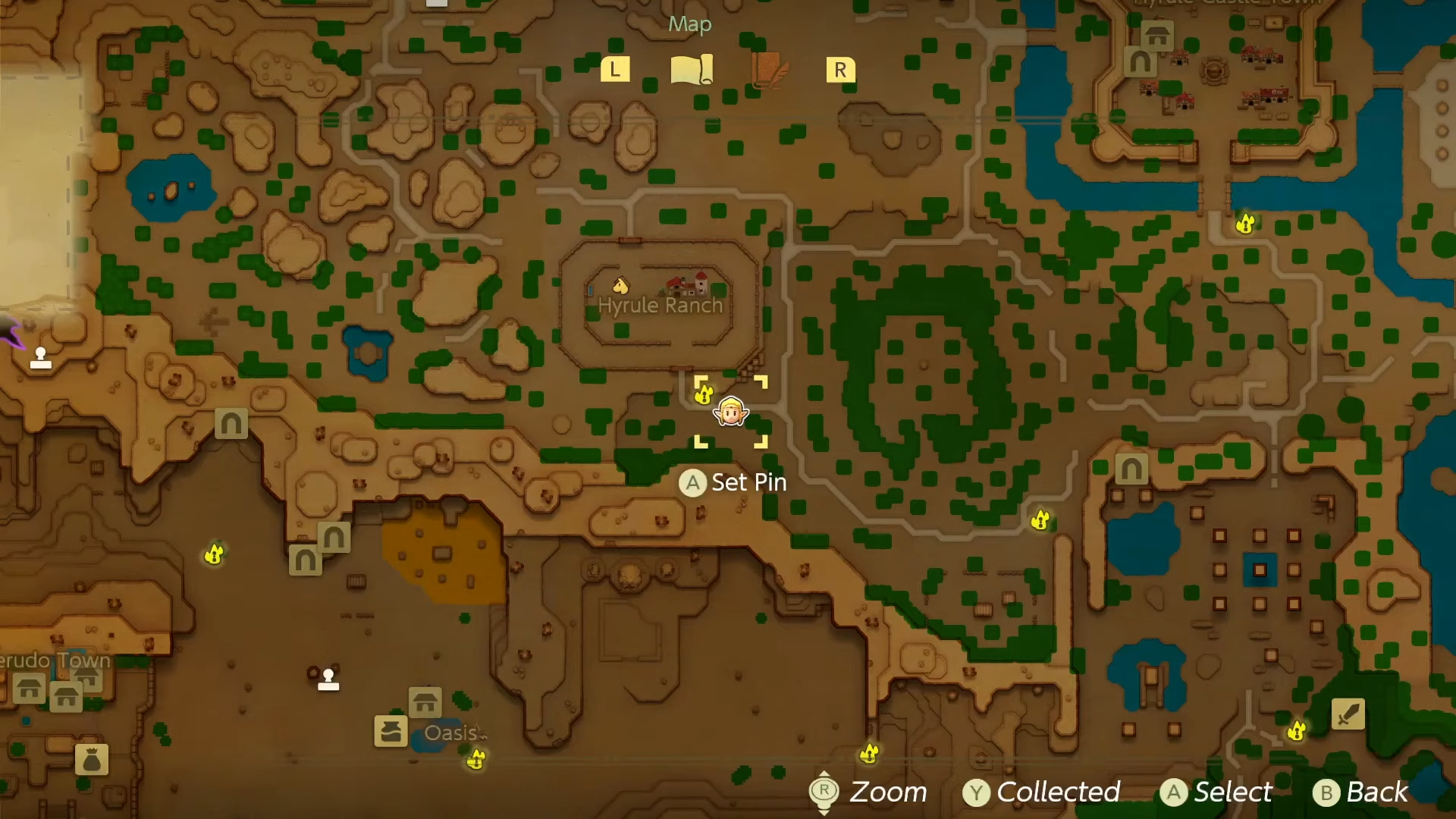 All stamp locations in The Legend of Zelda: Echoes of Wisdom