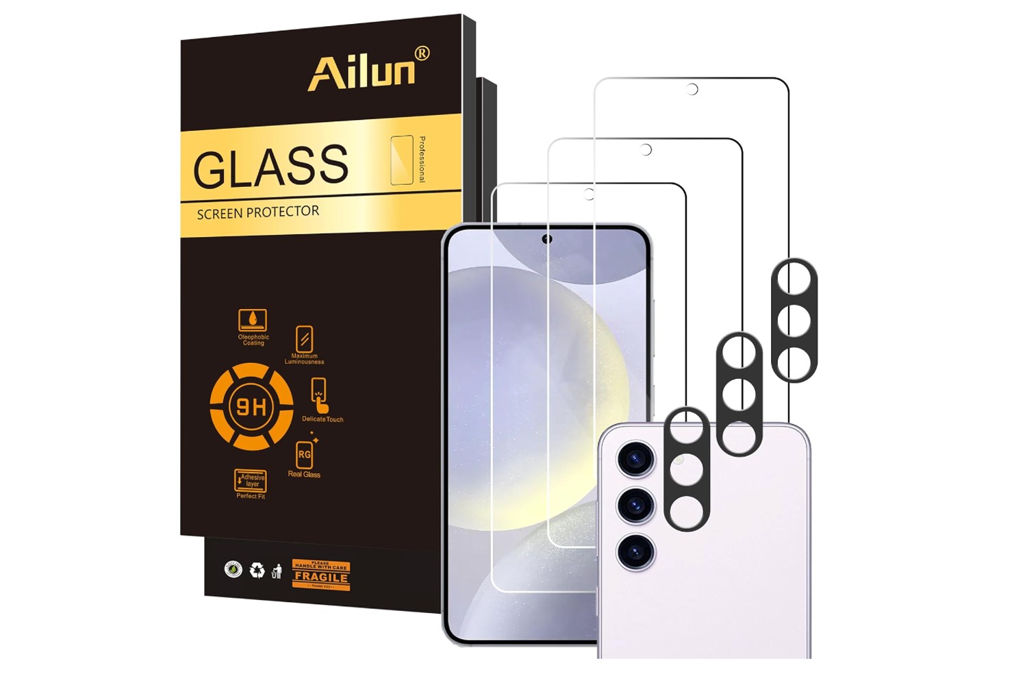 Ailun glass screen protector for Samsung Galaxy S24 Plus