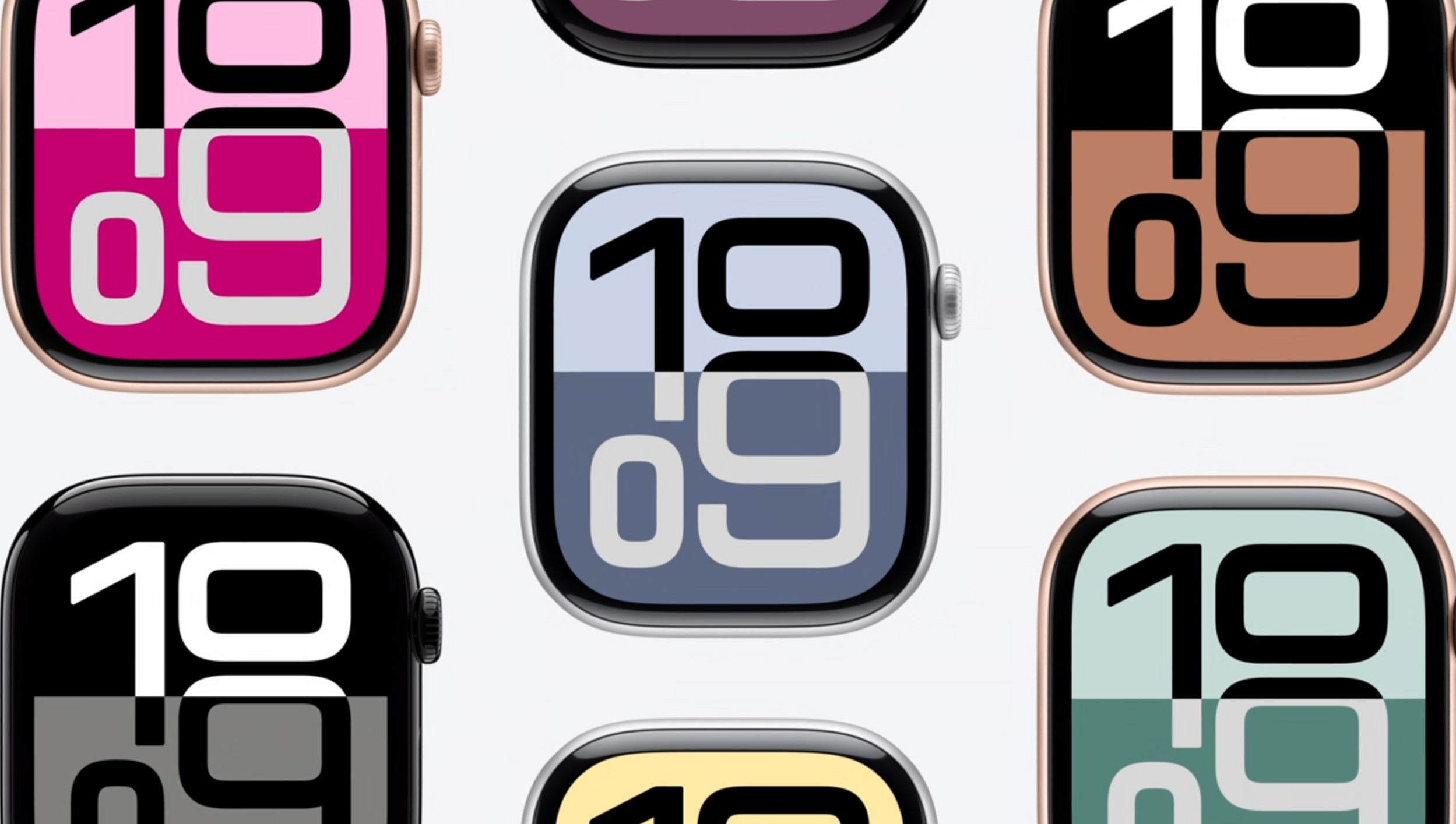 Apple Watch 10 couleurs