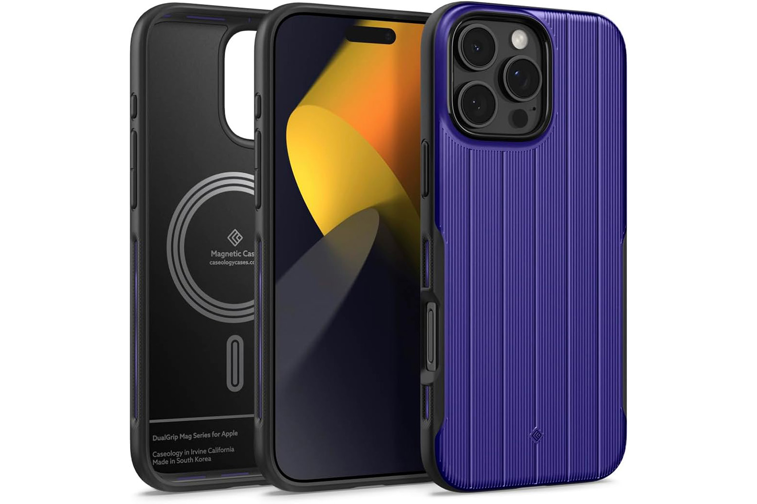 Caseologia Dual Grip Mag para iPhone 16 Pro Max.