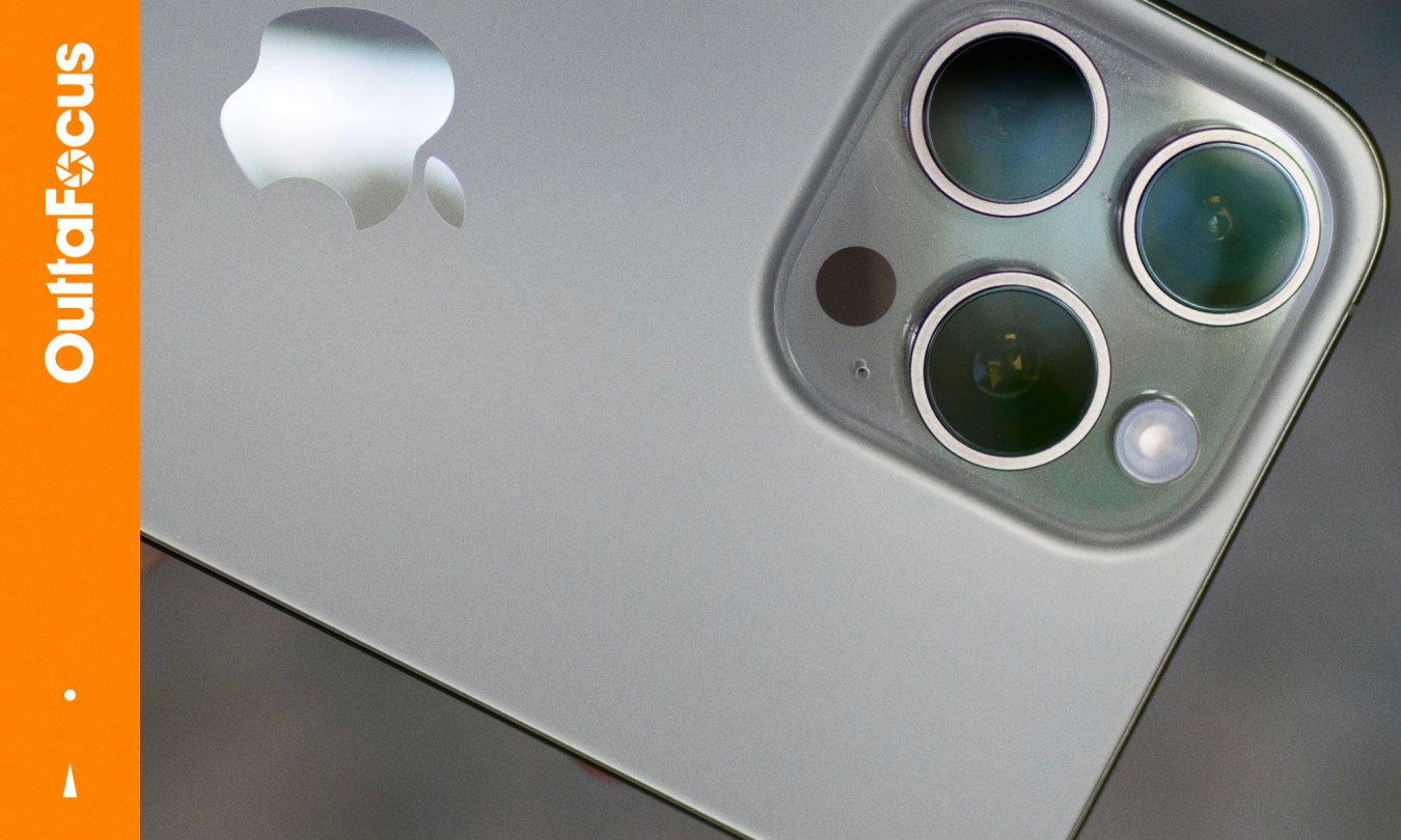 The header image for the OuttaFocus column, showing the iPhone 15 Pro Max.