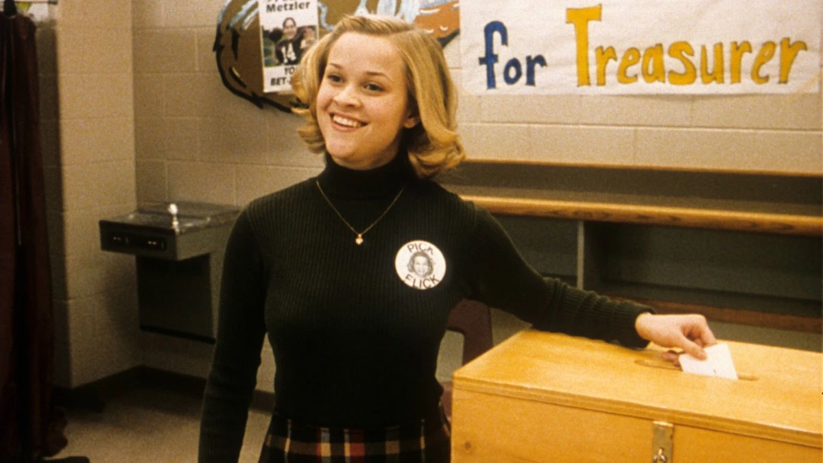 Reese Witherspoon como Tracy Enid Flick en Election.