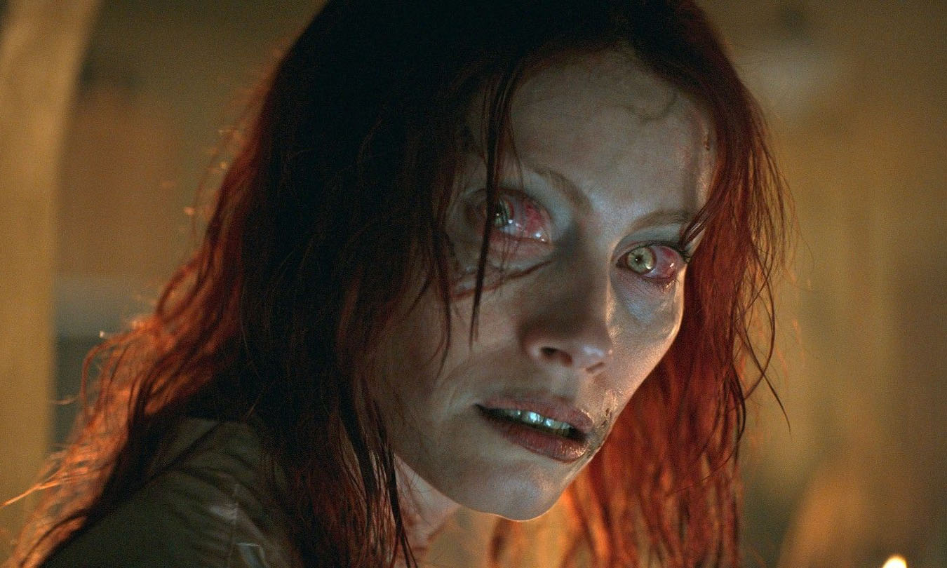 Alyssa Sutherland in "Evil Dead Rise."