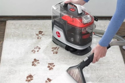 The Hoover CleanSlate portable carpet cleaner is $100 today — normally $140