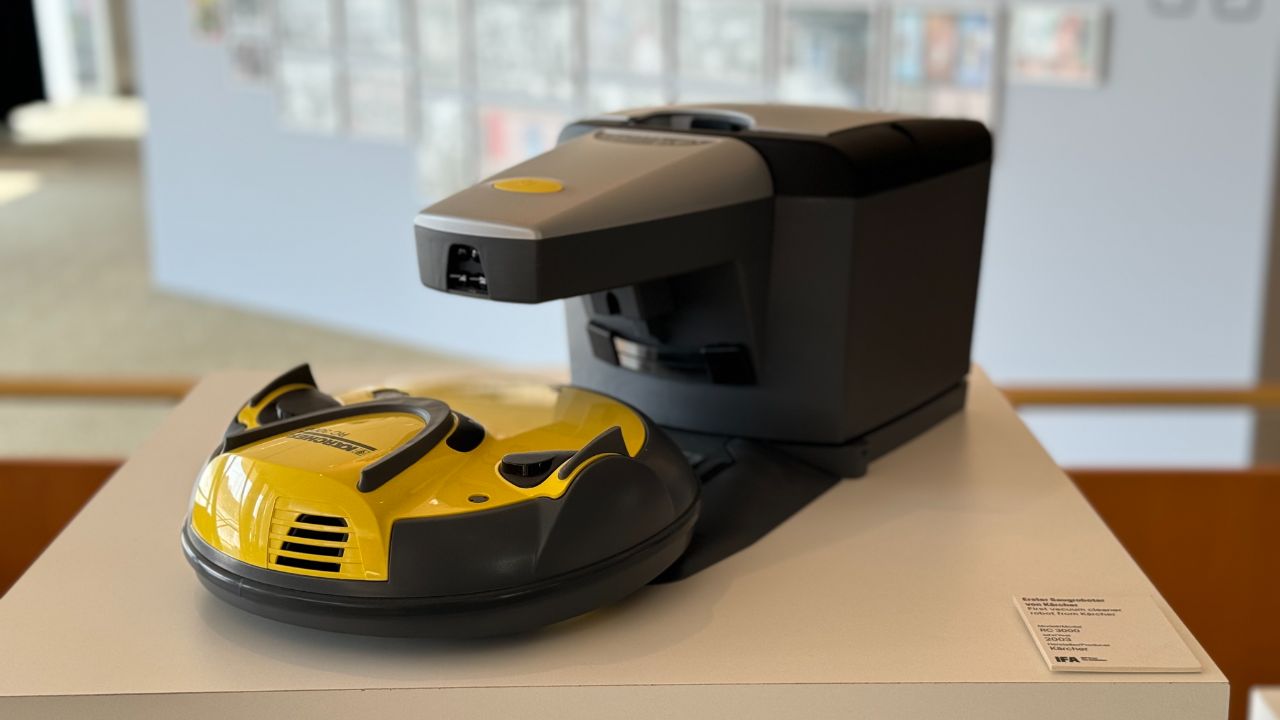 The Karcher RC 3000 robot vacuum at IFA 2024.